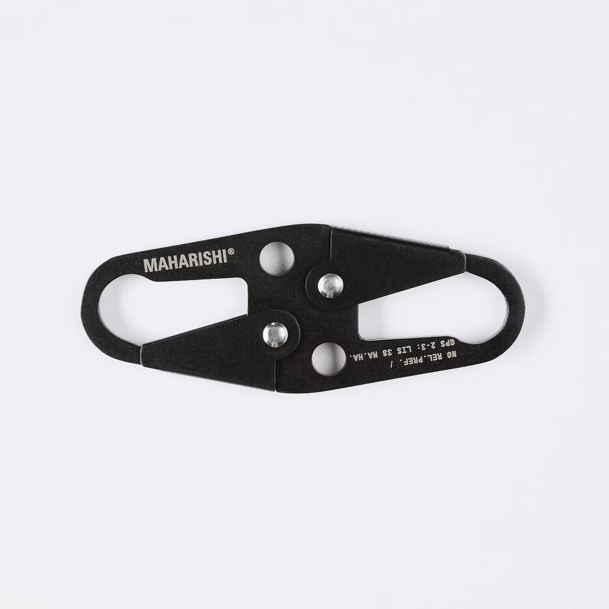 Maharishi Pack Nubuck Leather/Textile Black