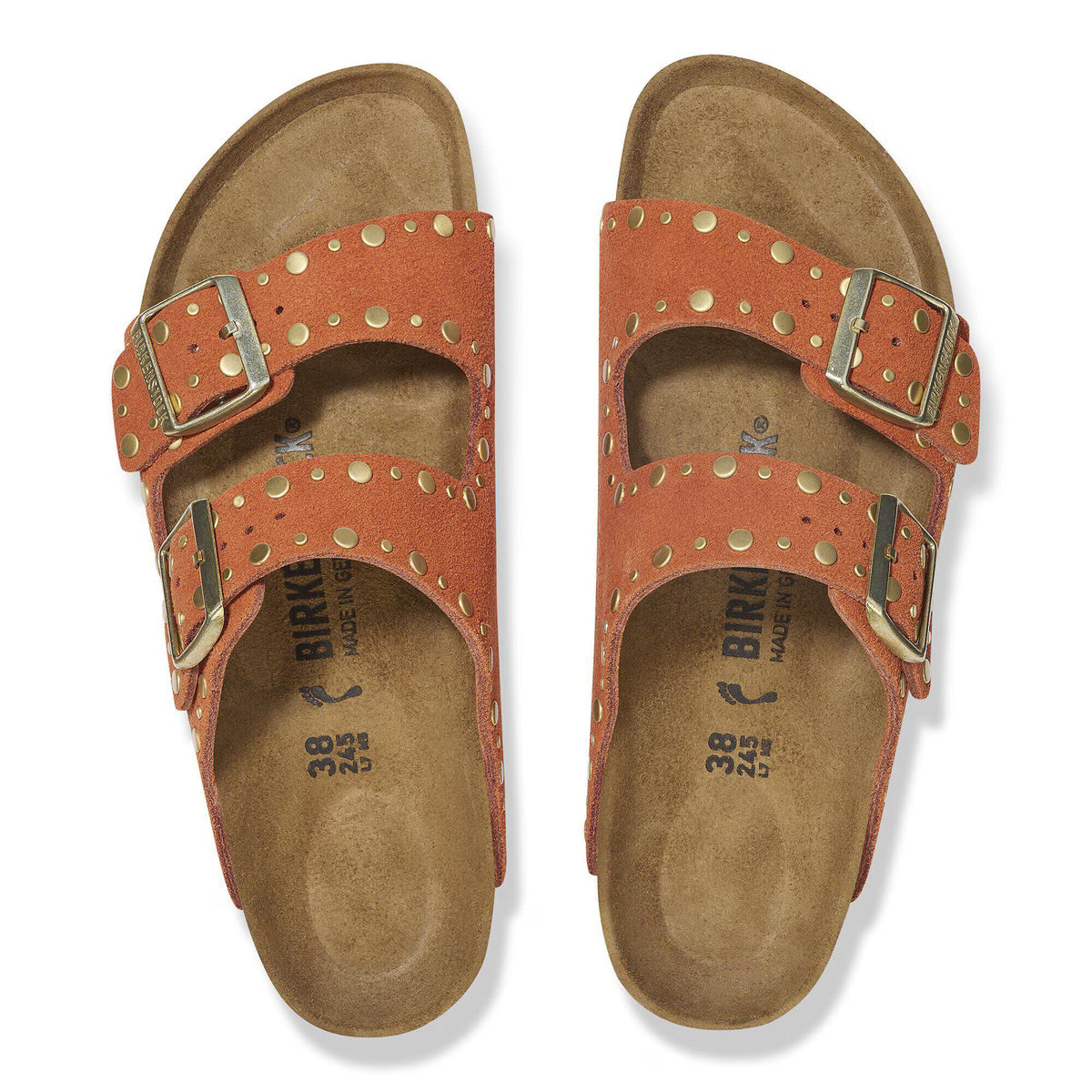 Arizona Rivet Suede Leather