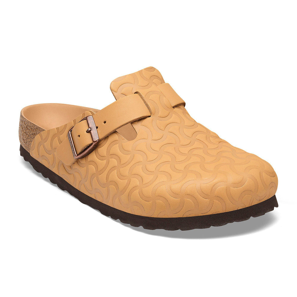 Boston BS Natural Leather Embossed