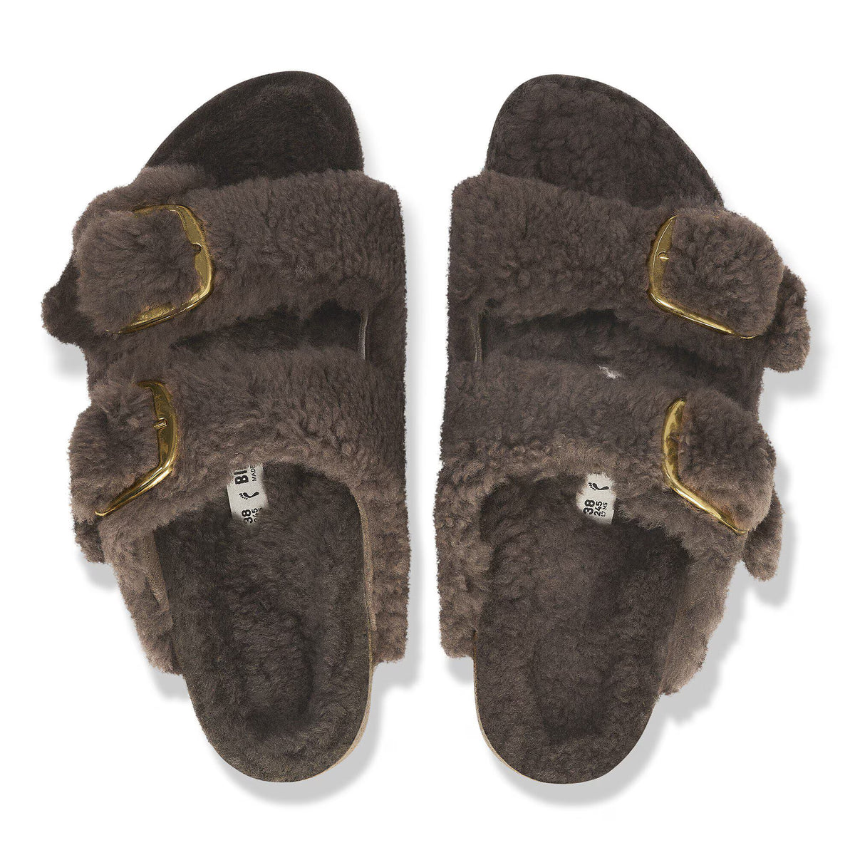 Arizona Big Buckle Fur Concrete Gray