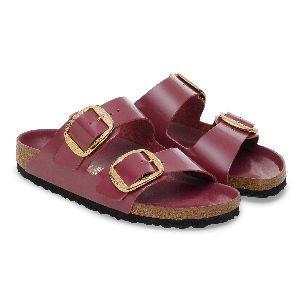 Arizona Big Buckle Natural Leather Patent