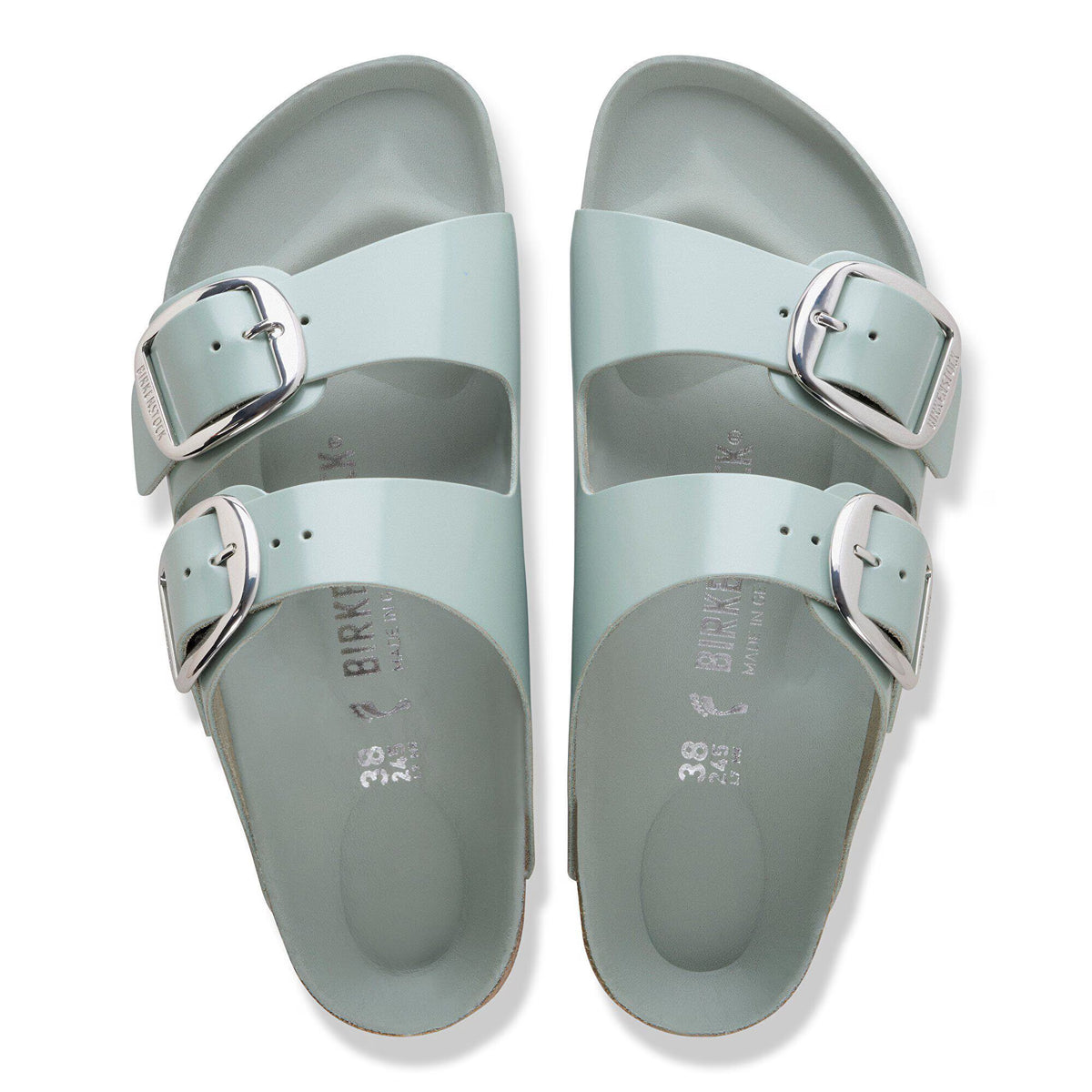 Arizona Big Buckle Natural Leather Patent