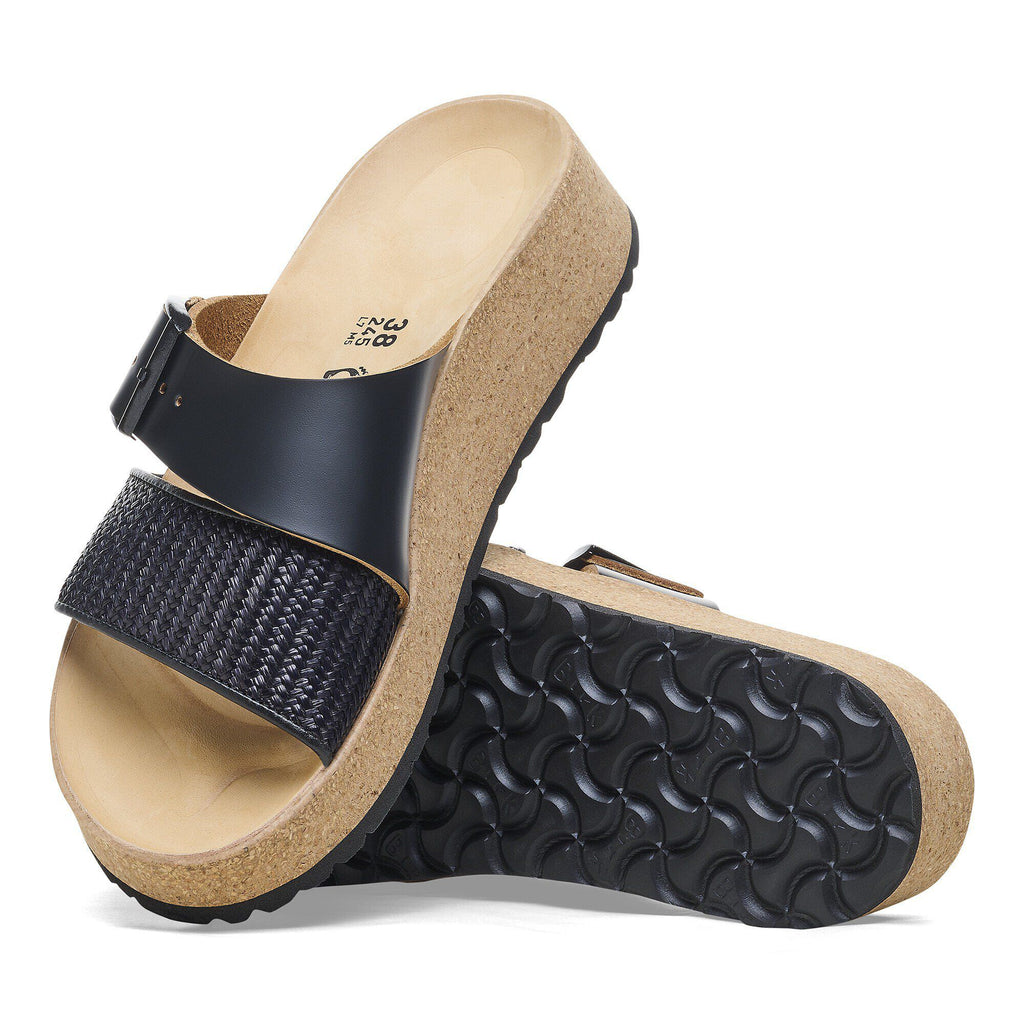 Almina Raffia Natural Leather/Synthetics