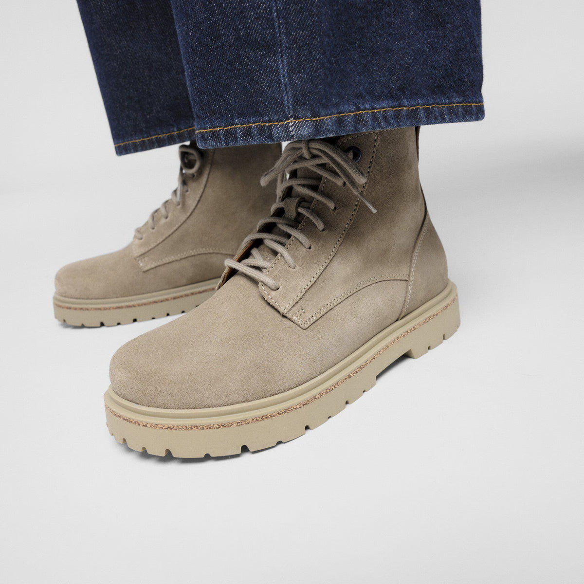 Highwood Lace Mid Men Suede Leather