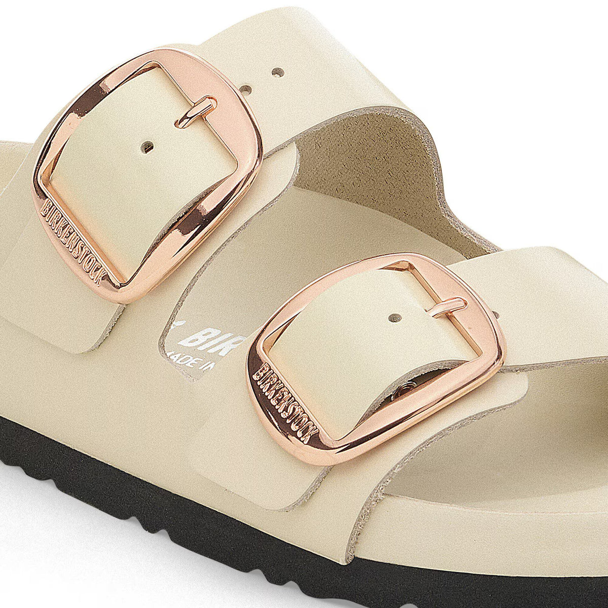 Arizona Big Buckle Natural Leather Patent