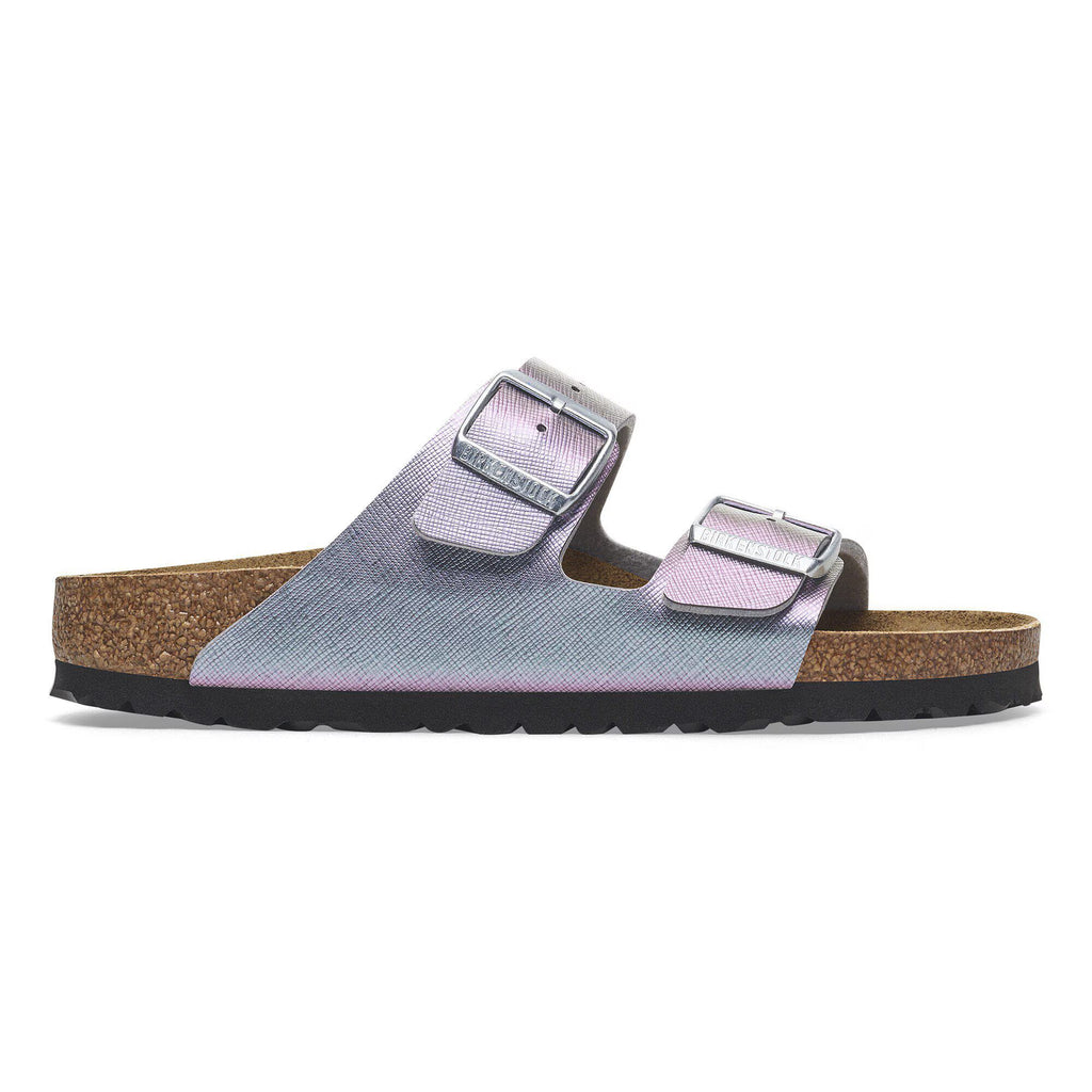 Arizona Birko-Flor Embossed Saffiano Iridescent Viola