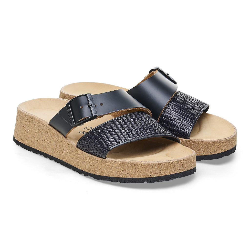 Almina Raffia Natural Leather/Synthetics