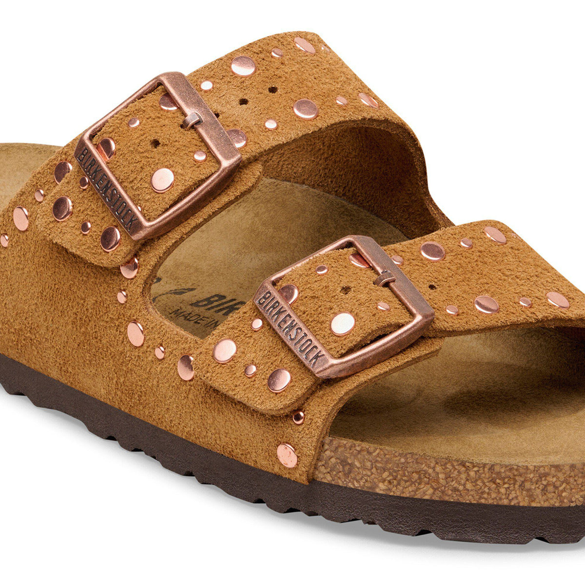 Arizona Rivet Suede Leather