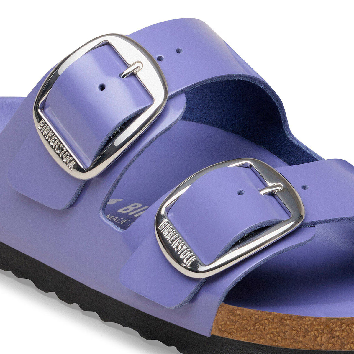 Arizona Big Buckle Natural Leather Patent