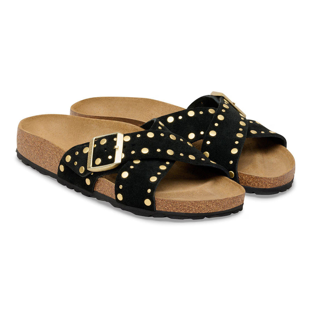 Siena Rivet Border Suede Leather