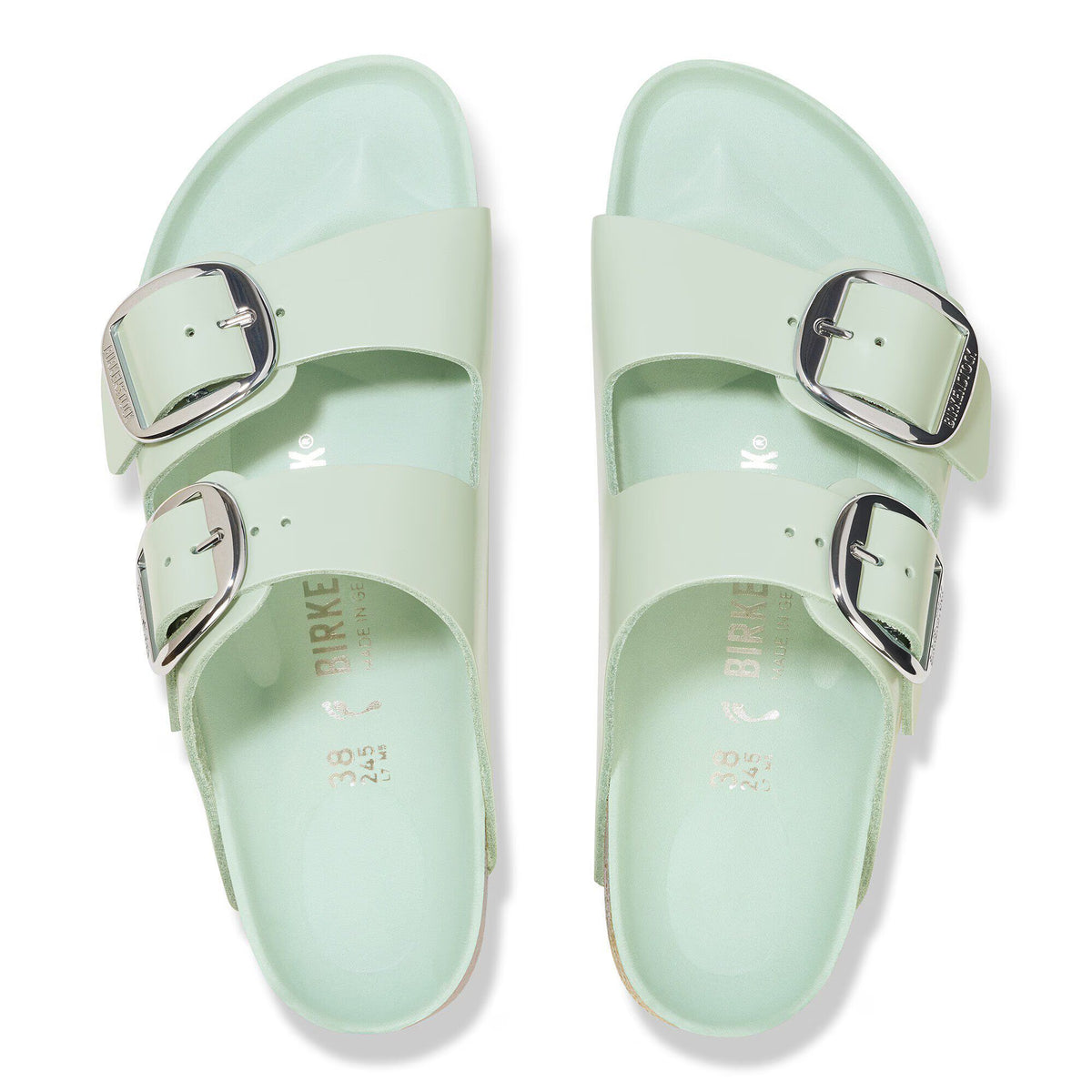 Arizona Big Buckle Natural Leather Patent