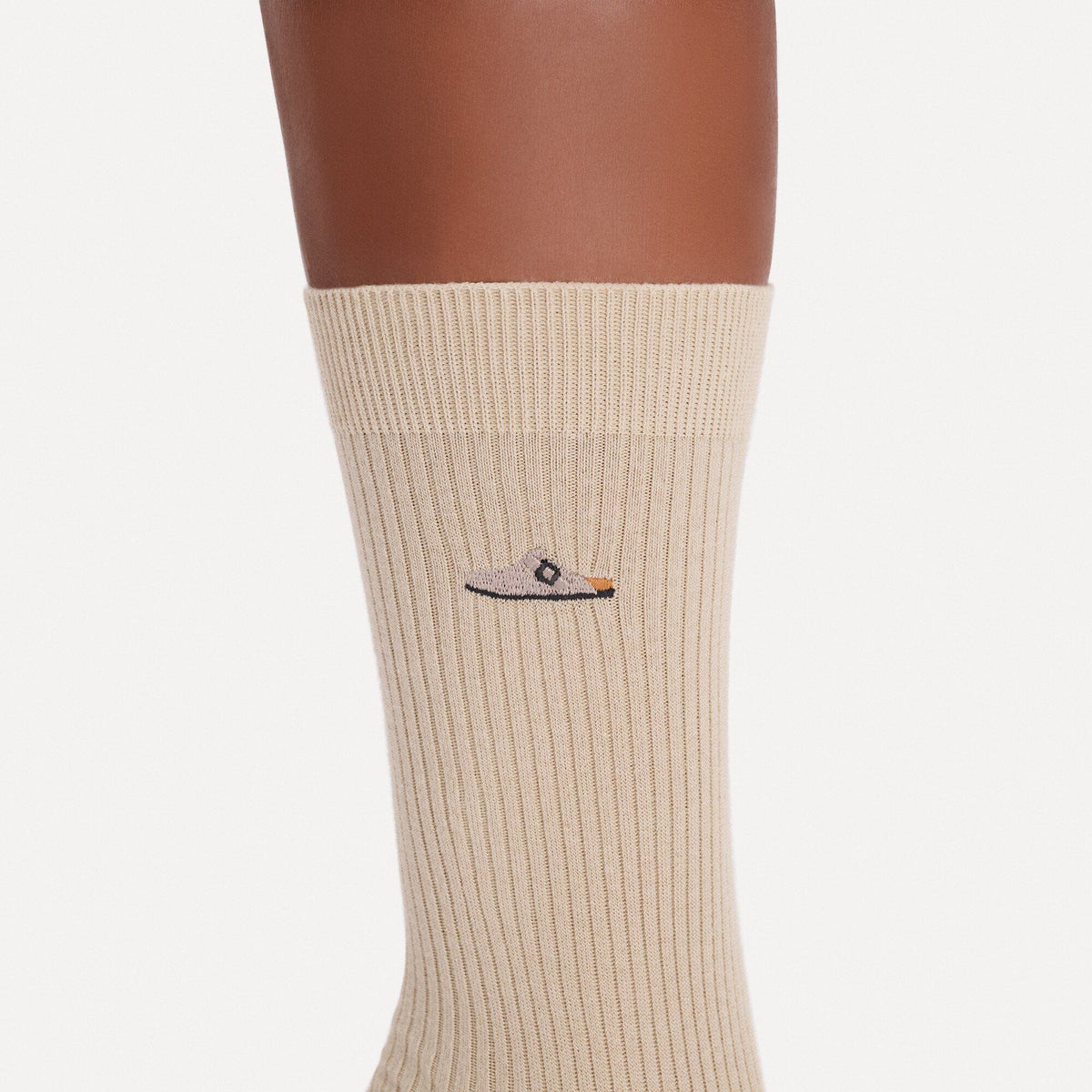 Cotton Ribbed Socks Cotton/Polyamid/Elastane