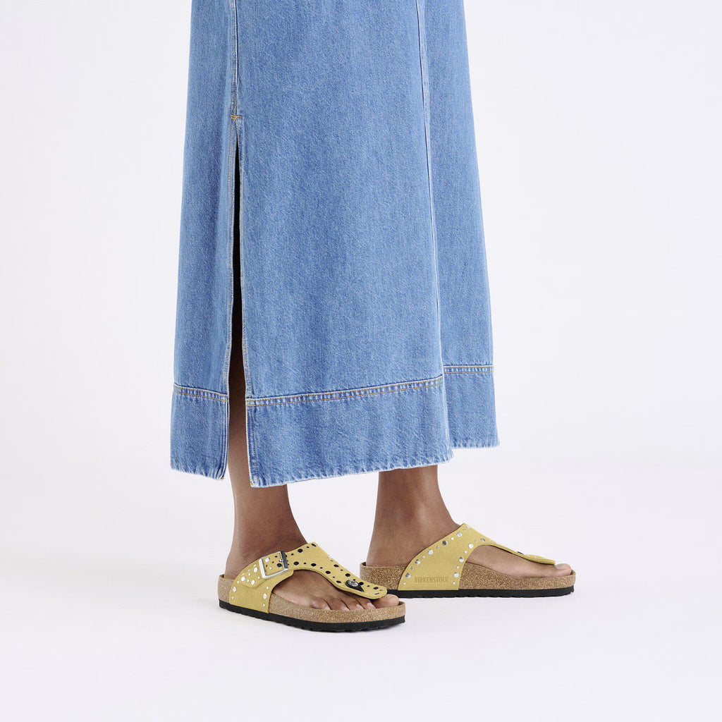 Gizeh Rivet Suede Leather
