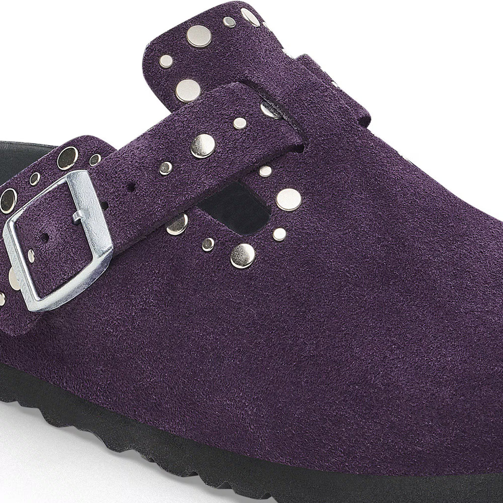 Boston Rivet Suede Leather