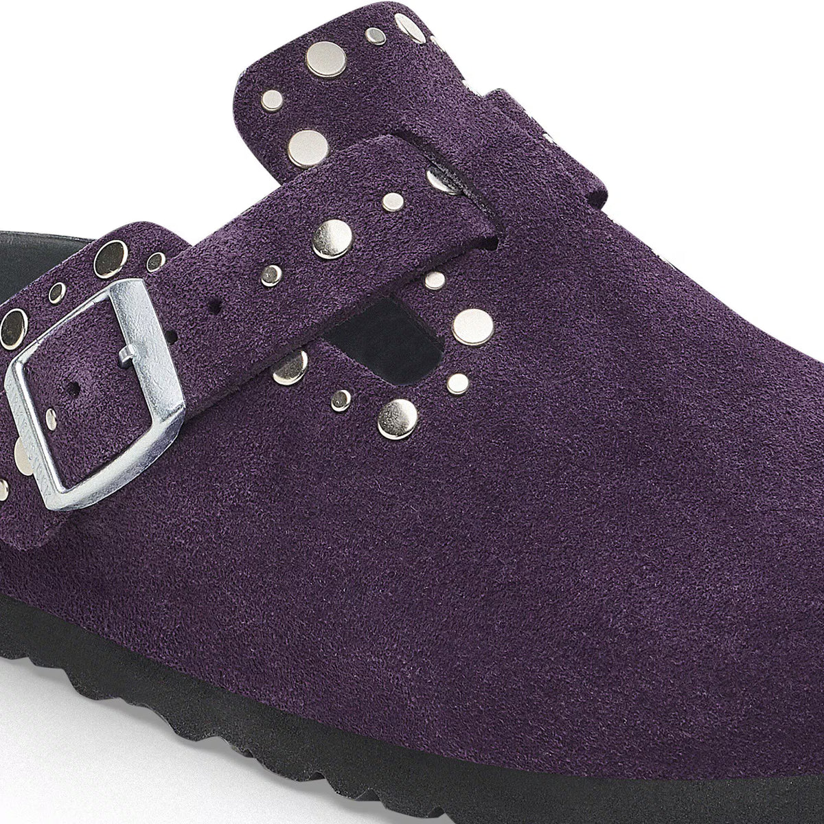 Boston Rivet Suede Leather