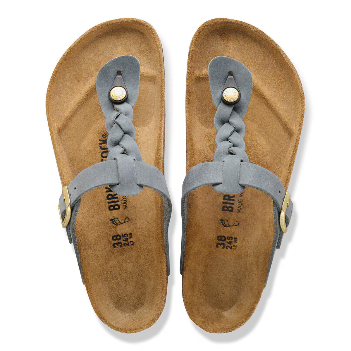 Gizeh Braided Natural Leather Oiled