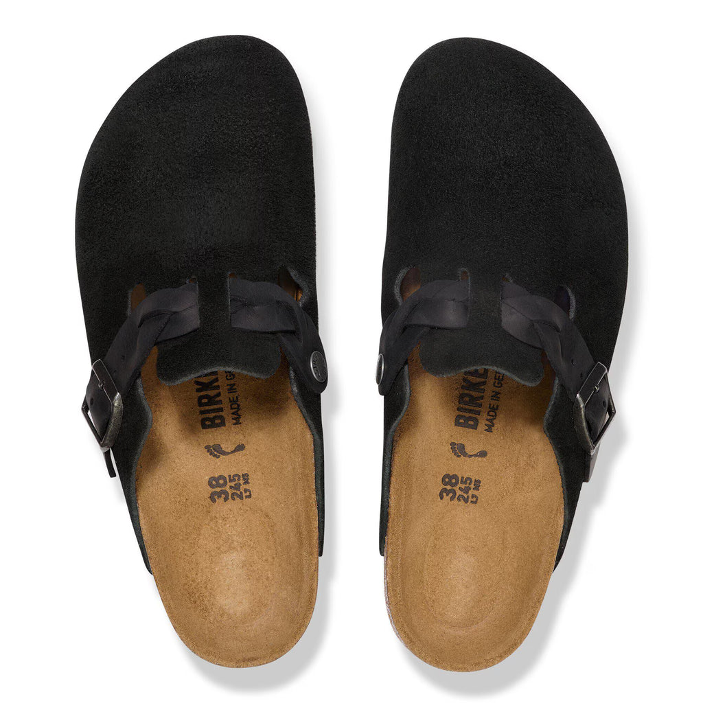 Boston Braided Suede Leather