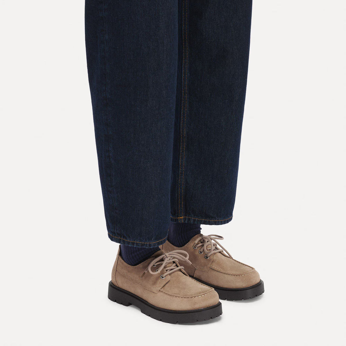 Highwood Moc Lace Low Suede Leather