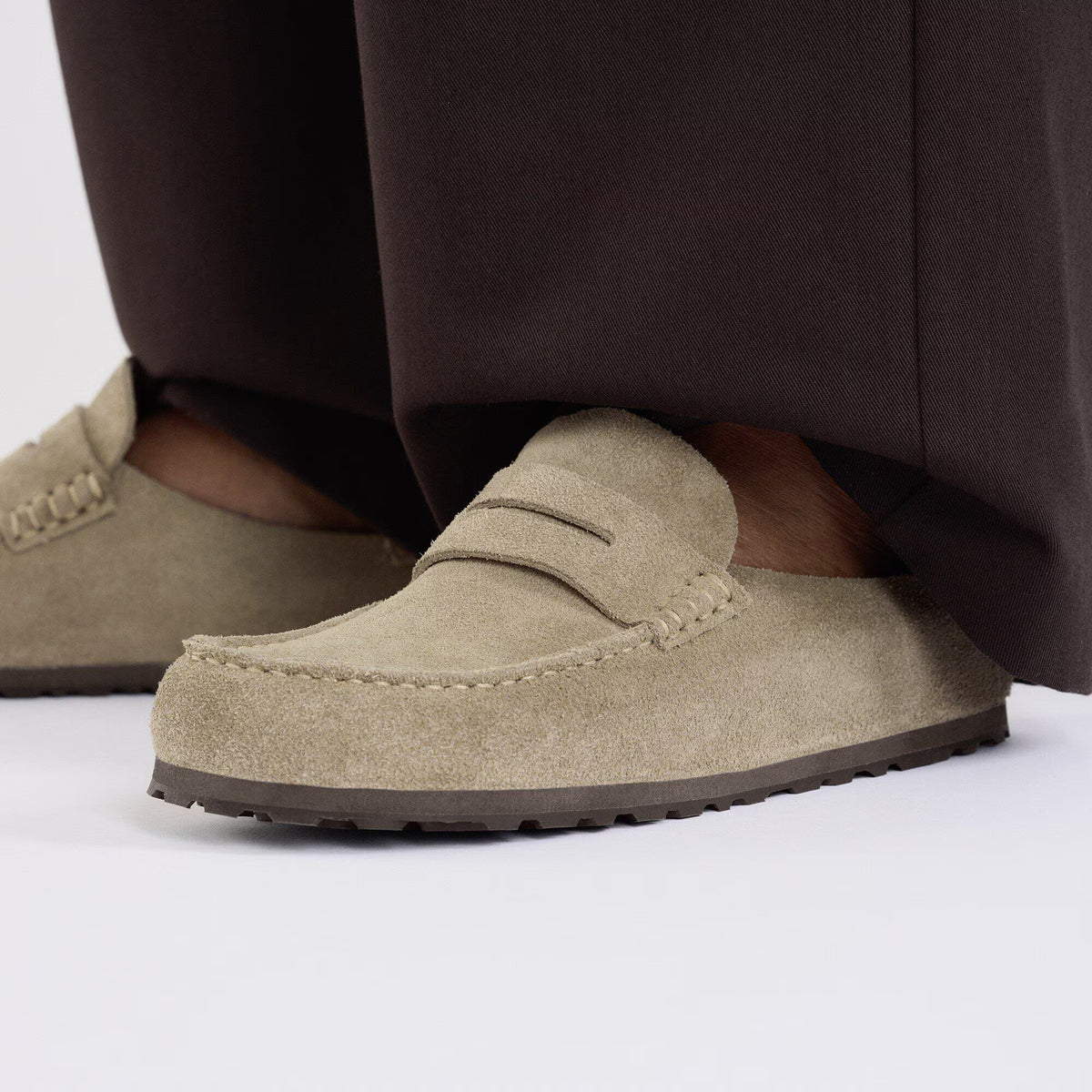 Naples Wrapped Suede Leather