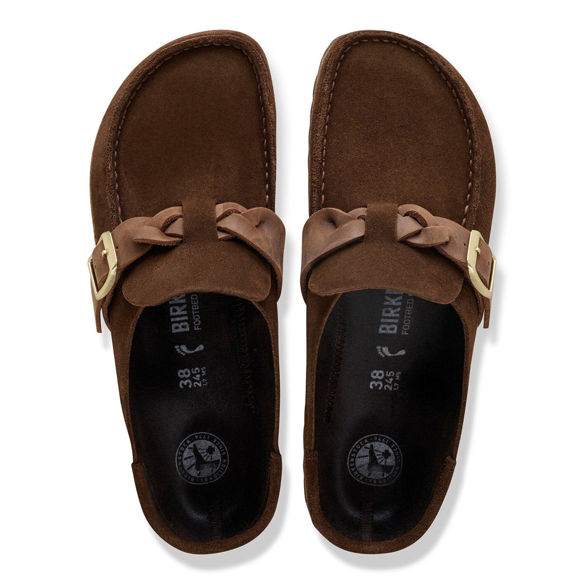 Buckley Braided Suede Leather