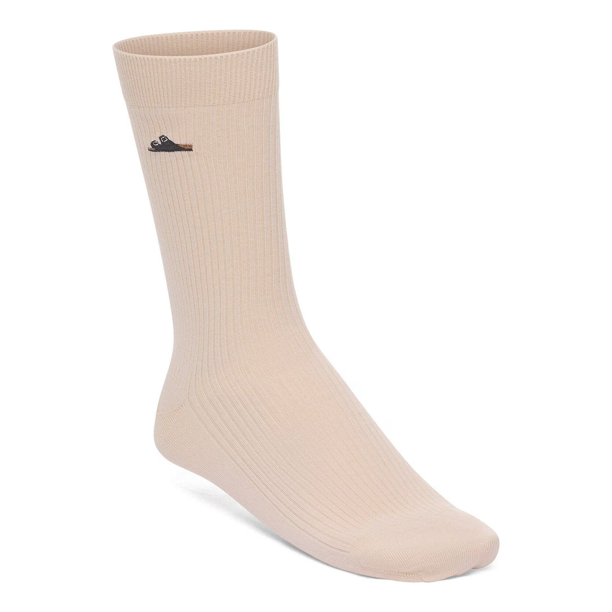 Cotton Ribbed Socks Cotton/Polyamid/Elastane Light Rose