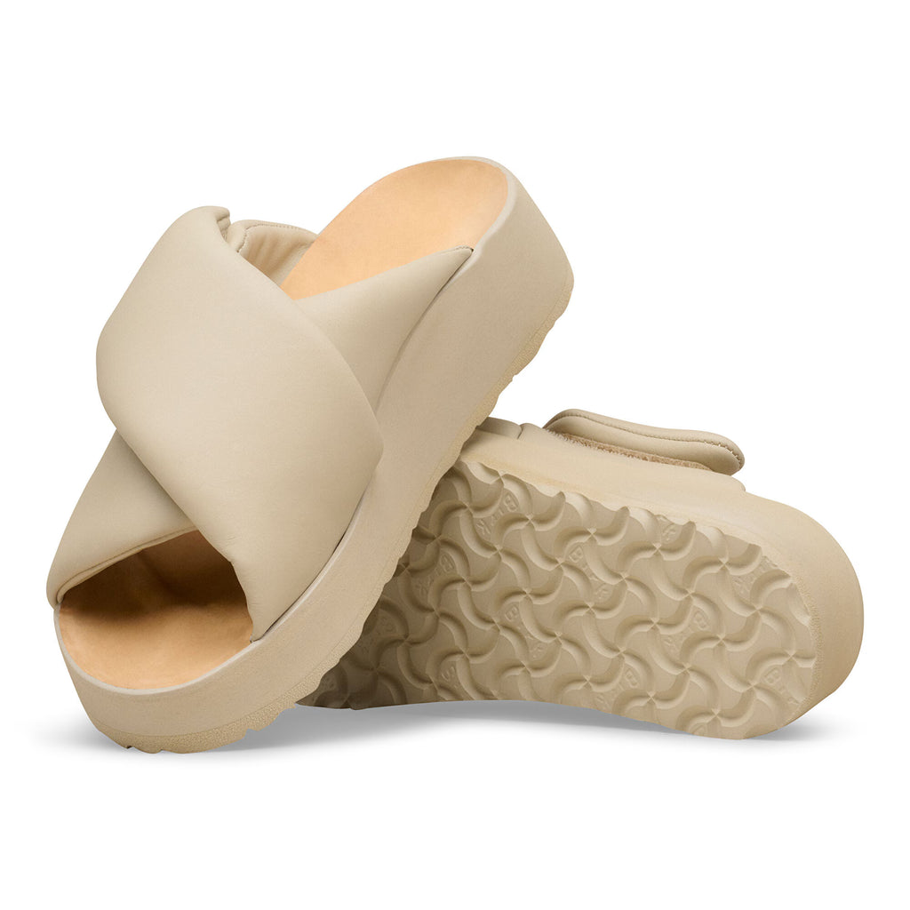 Theda Cross Strap Natural Leather