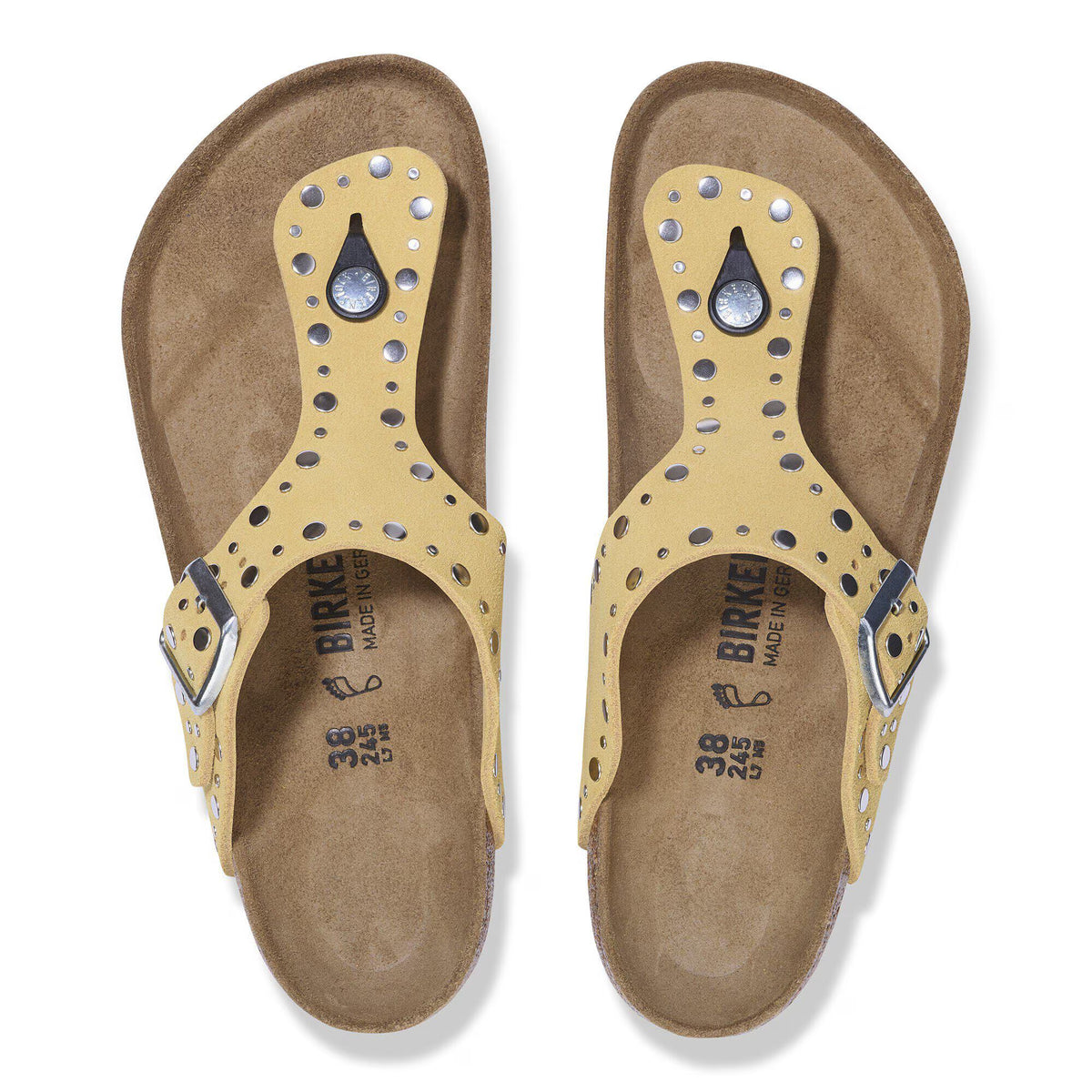 Gizeh Rivet Suede Leather
