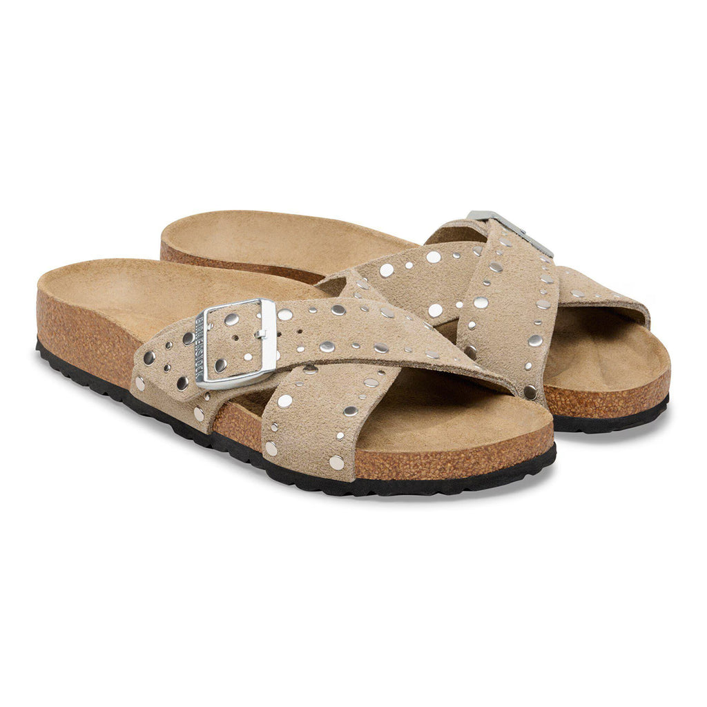 Siena Rivet Border Suede Leather