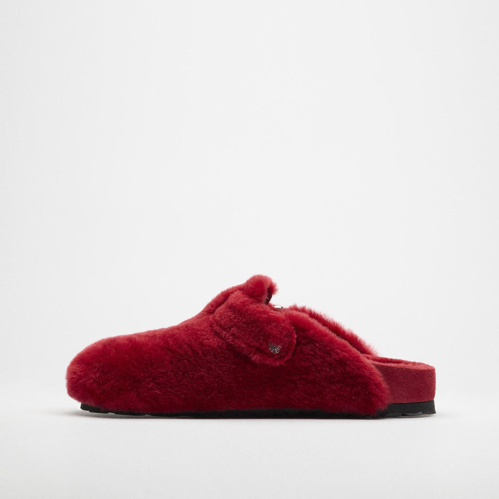 Boston 1774 Shearling Fur red