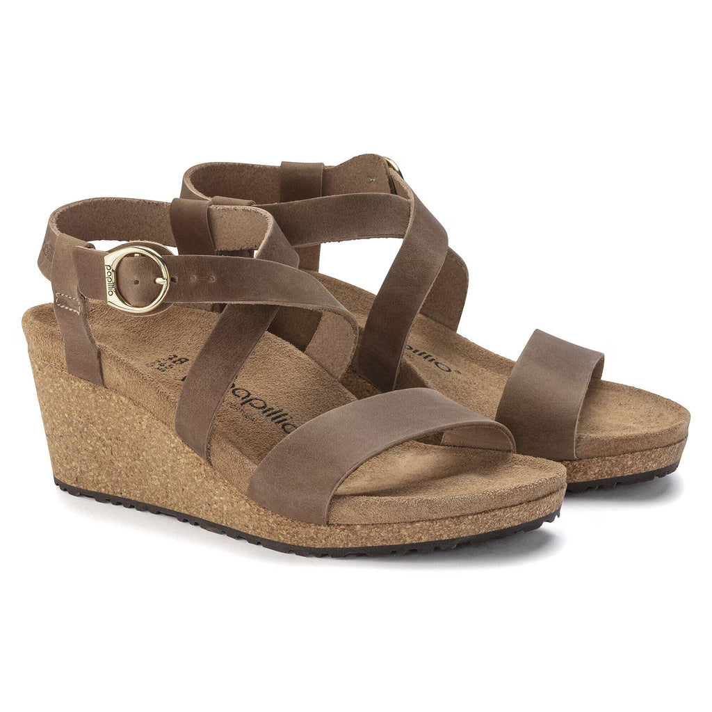 Sibyl Ring-Buckle Natural Leather
