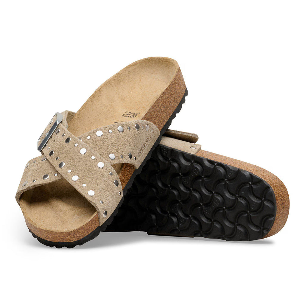 Siena Rivet Border Suede Leather