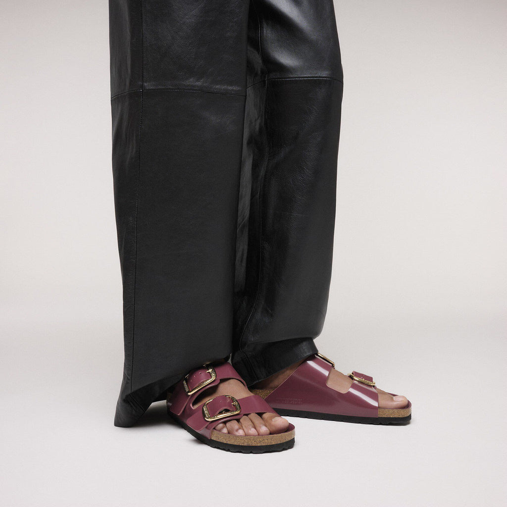 Arizona Big Buckle Natural Leather Patent