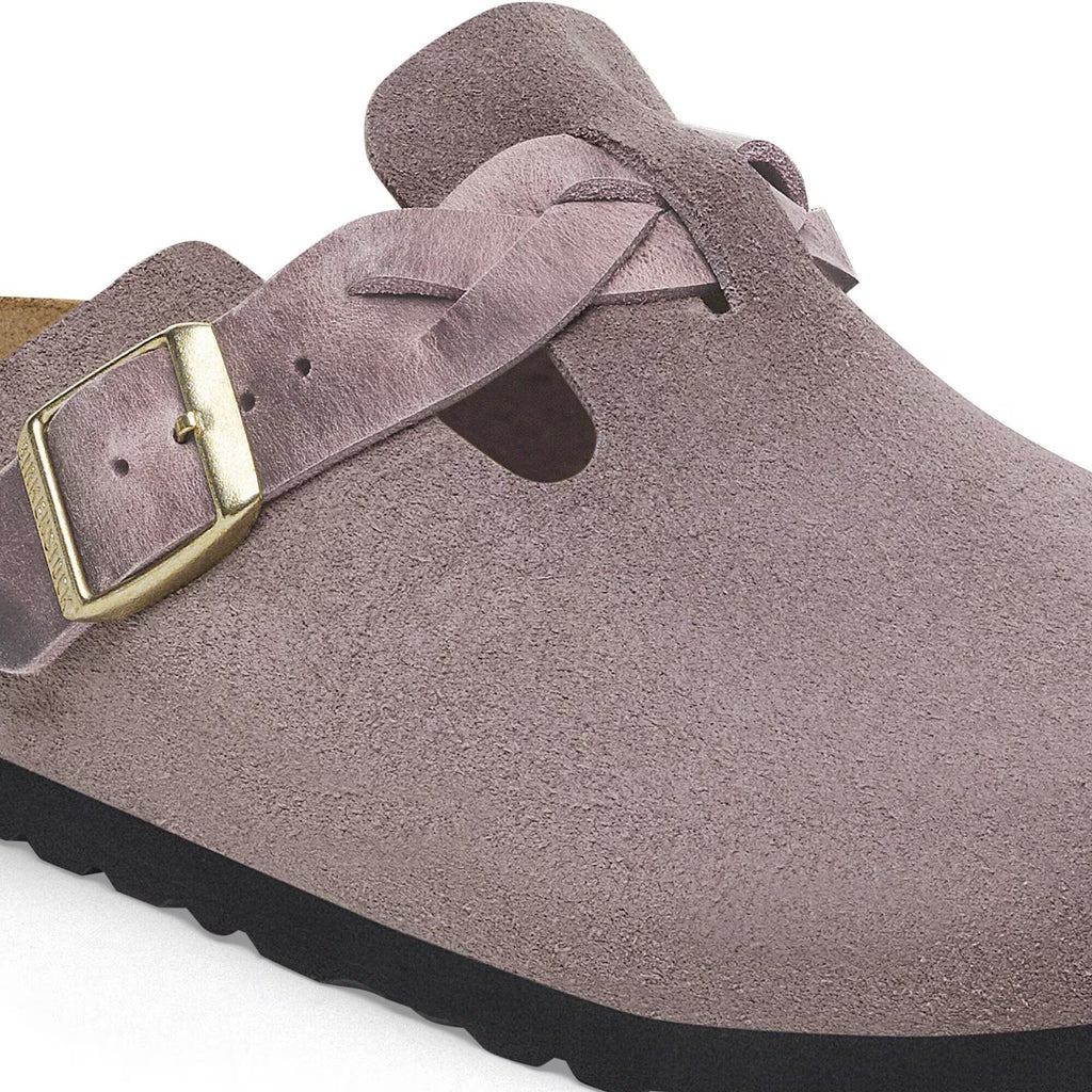 Boston Braided Suede Leather