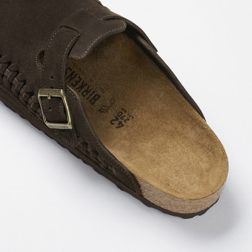 Boston Plaited Suede Leather Mocca